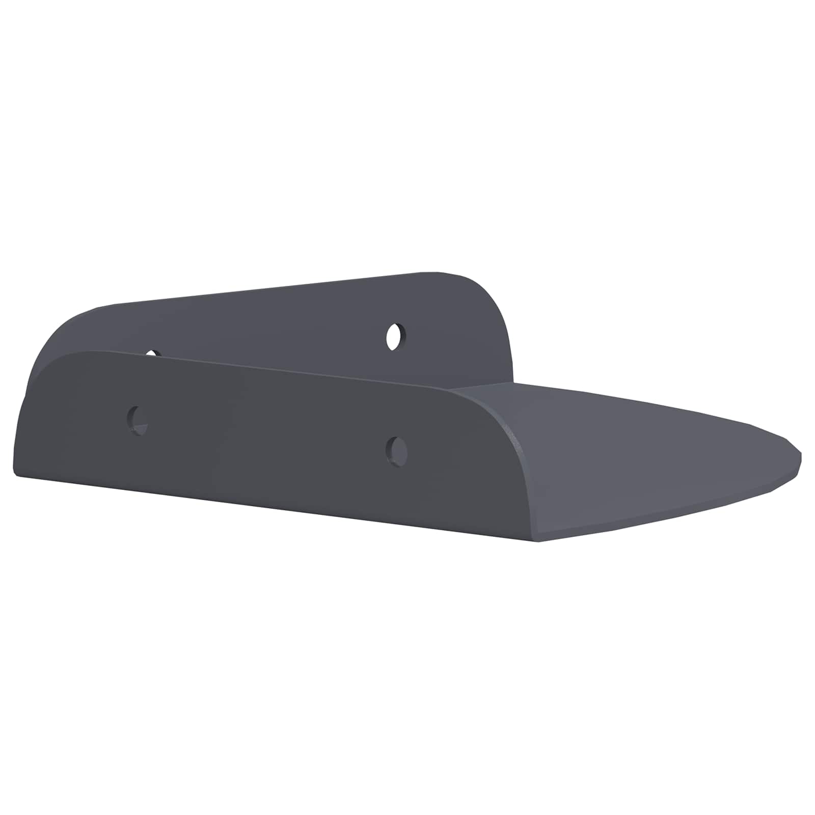 Lebdeća polica s policom 4 pcs Antracit 15 x 15 x 2 cm