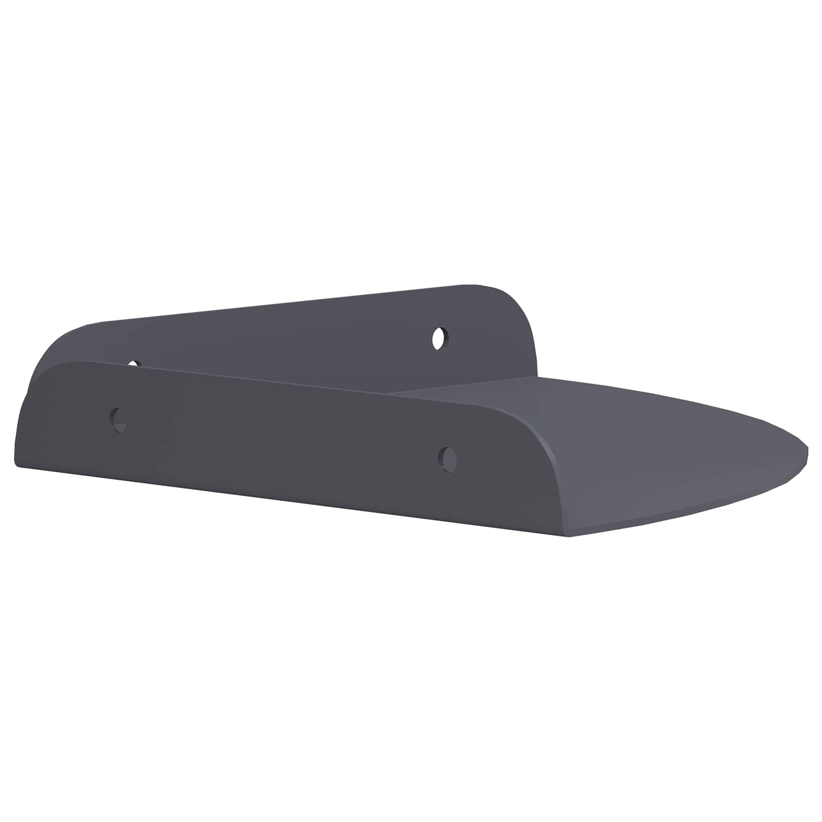 Lebdeća polica s policom 4 pcs Antracit 18 x 18 x 2 cm