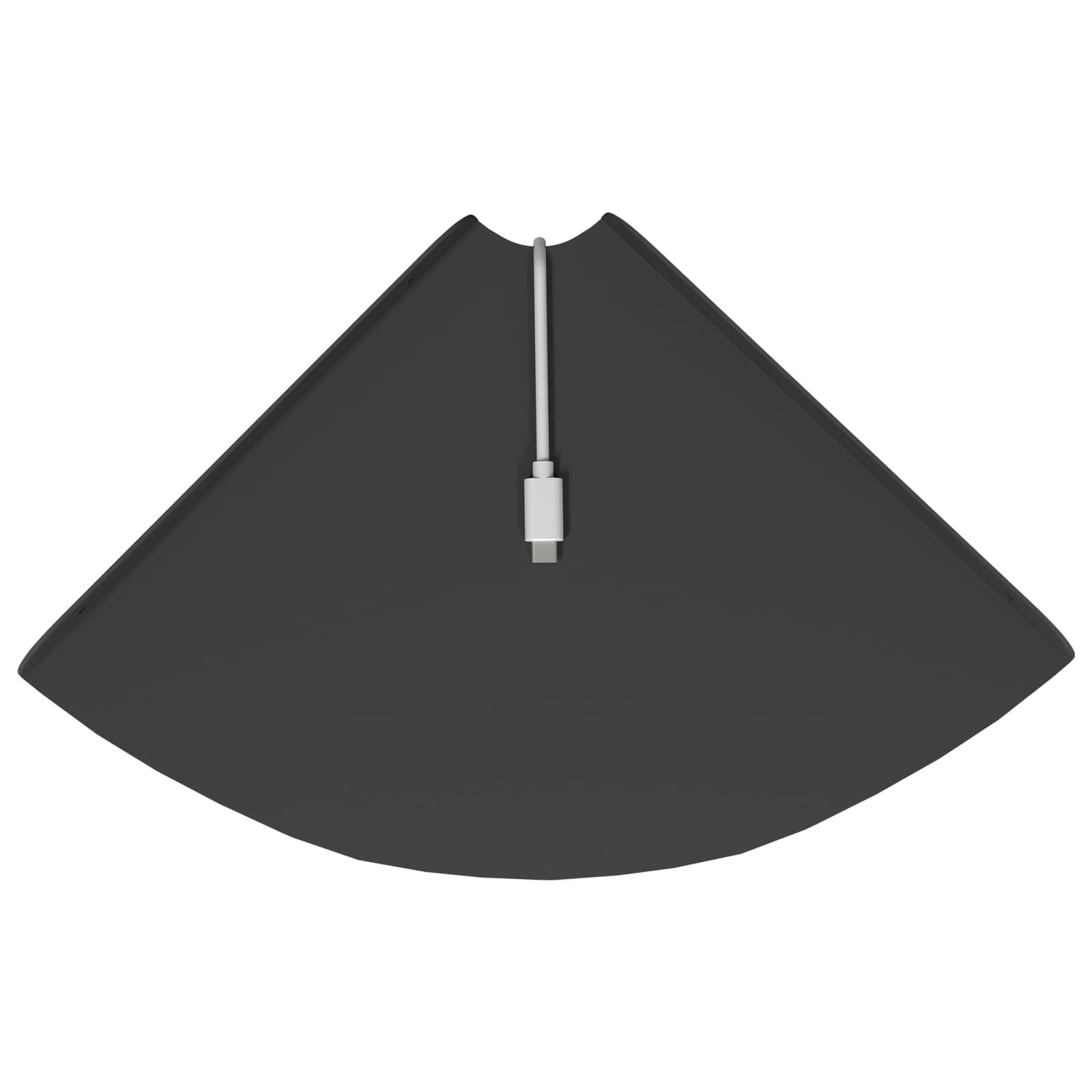 Lebdeća polica s policom s pohranom 4 pcs Crna 24 x 24 x 2 cm