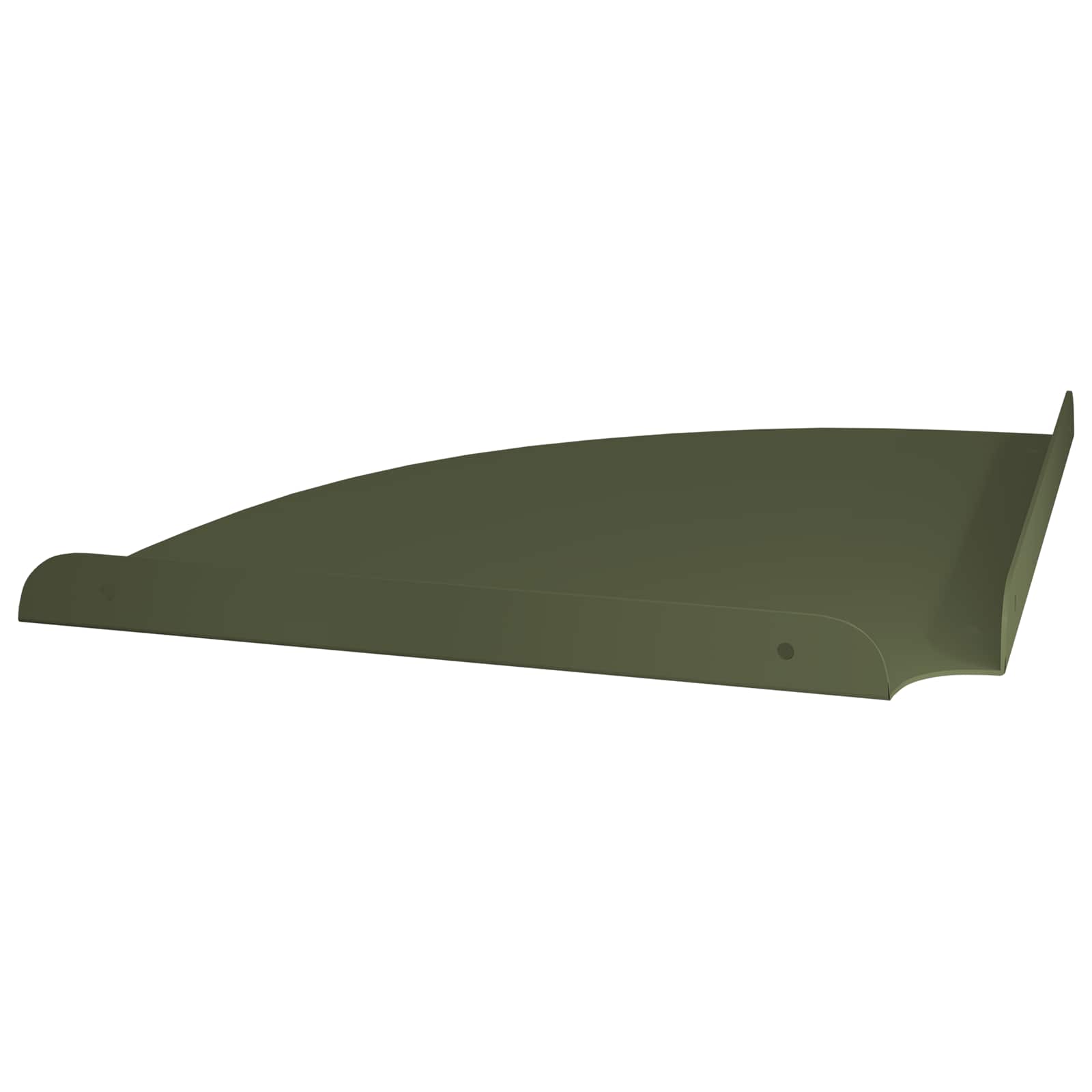 Lebdeća polica s policom 4 pcs Maslinovo zelena 30 x 30 x 2 cm
