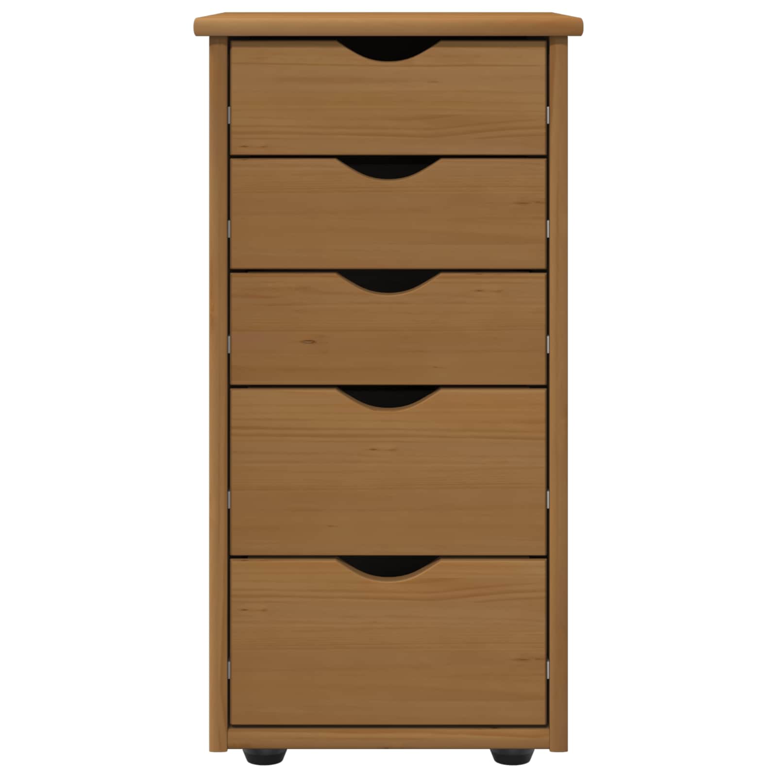 Cabinet Medeno smeđa 34 x 39 x 61,5 cm Čvrsto borovo drvo