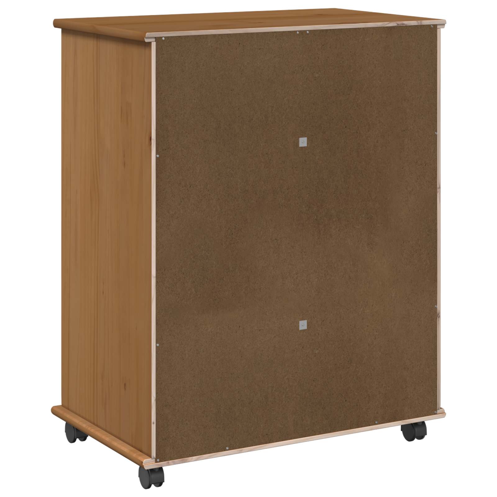 Mobilni ormar Medeno smeđa 63,5 x 39 x 79 cm Čvrsto borovo drvo