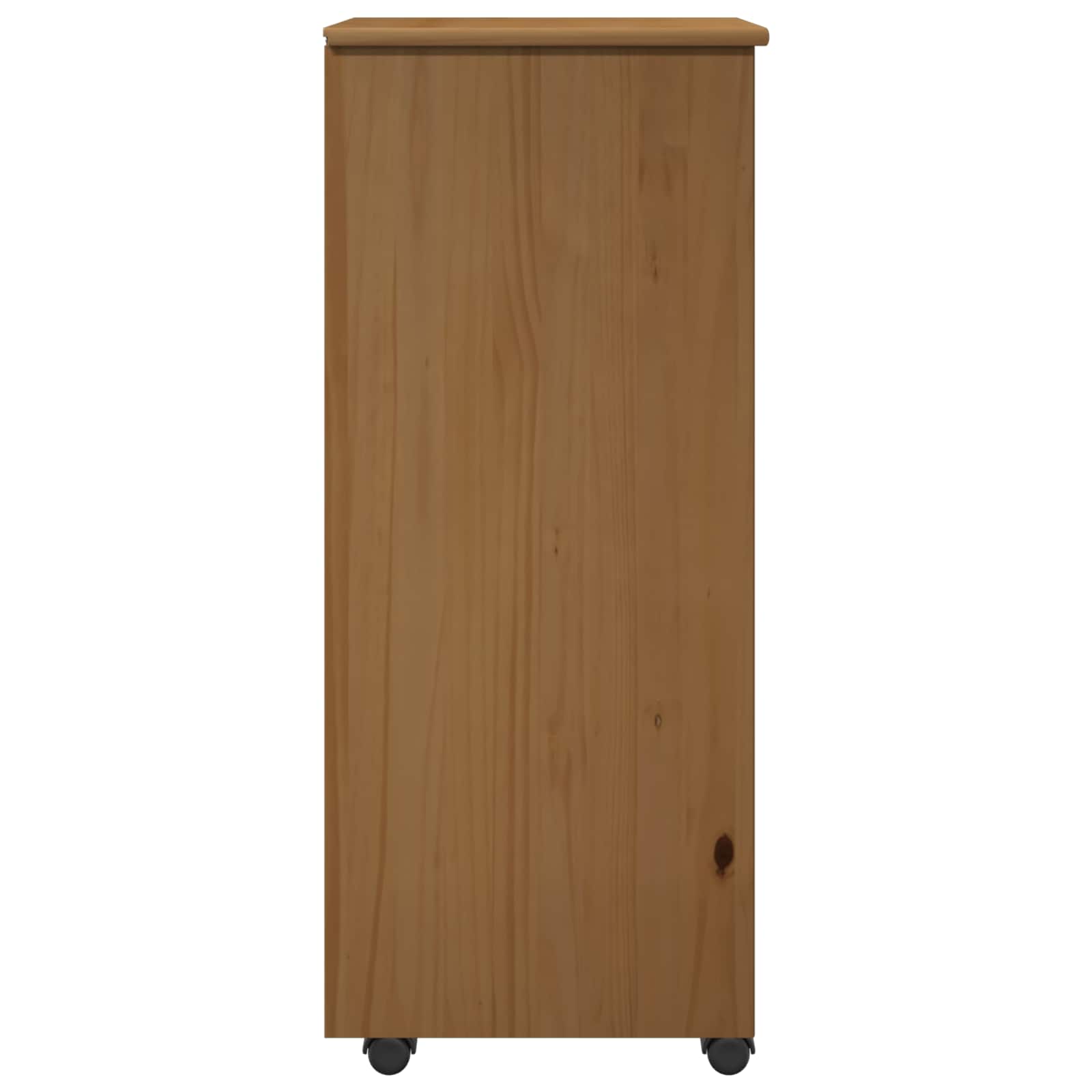 Mobilni ormar Medeno smeđa 34 x 39 x 93,5 cm Čvrsto borovo drvo