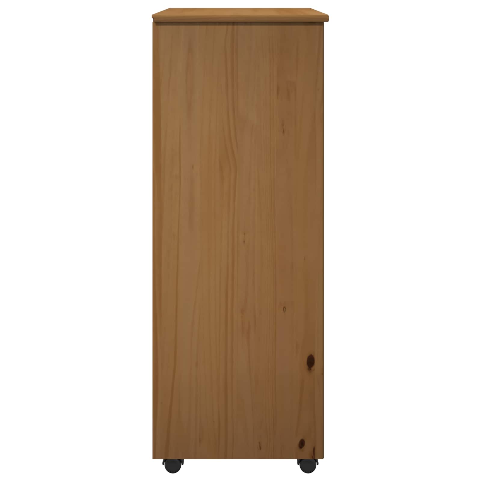Mobilni ormar Medeno smeđa 53 x 39 x 103 cm Čvrsto borovo drvo