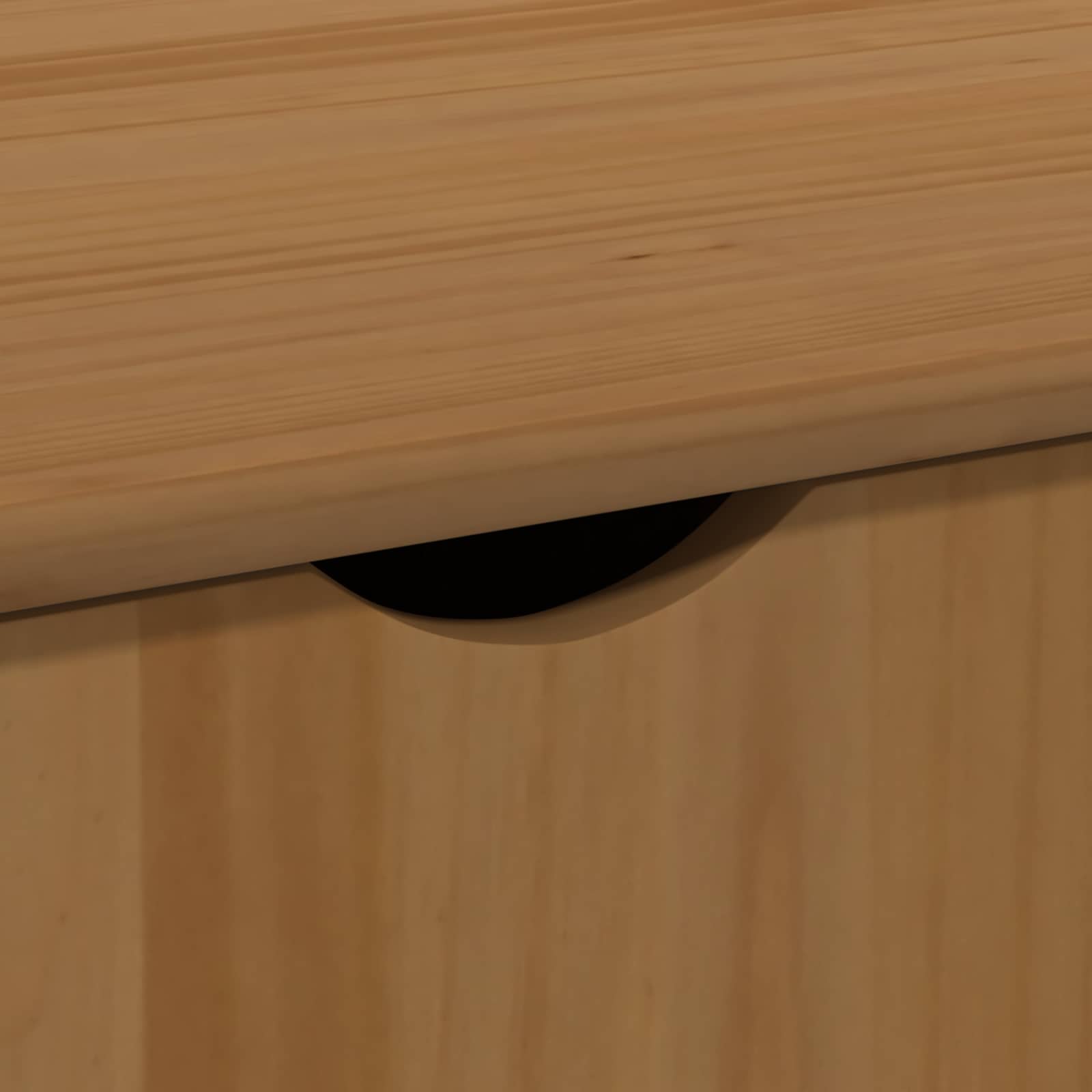 Mobilni ormar s kotačem Medeno smeđa 100 x 39 x 65,5 cm