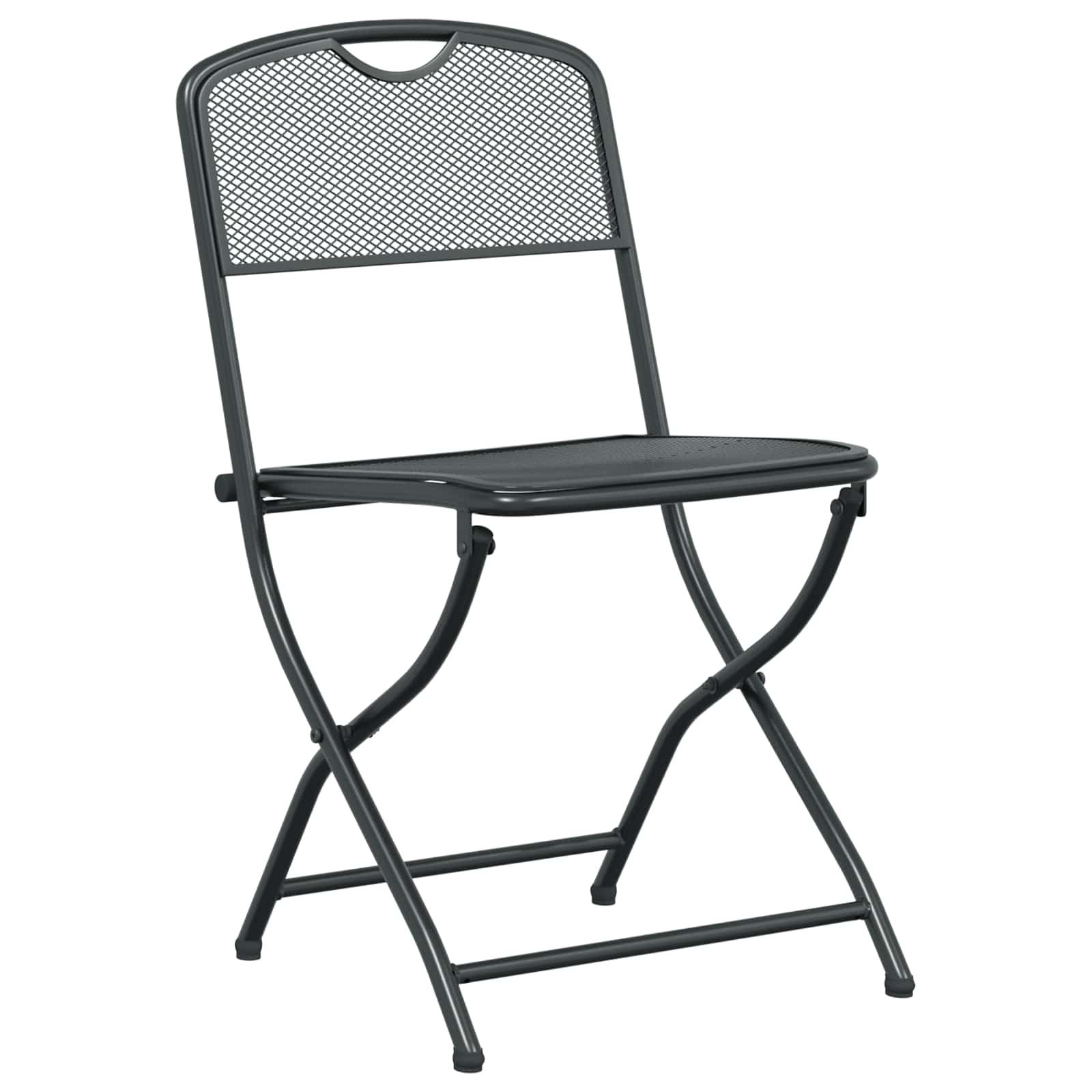 Vrtne stolice 2 pcs Antracit 52,5 x 46 x 82 cm Željezo