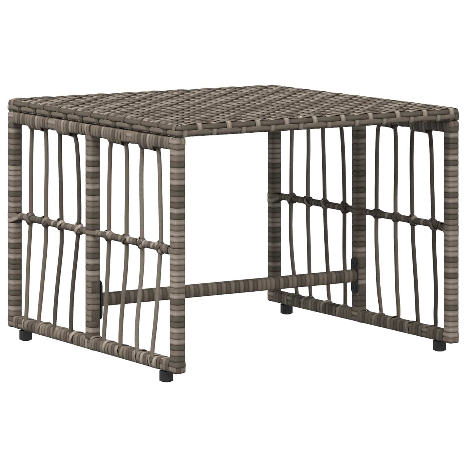 Set vanjskog namještaja 5 pcs Crna i tamno siva