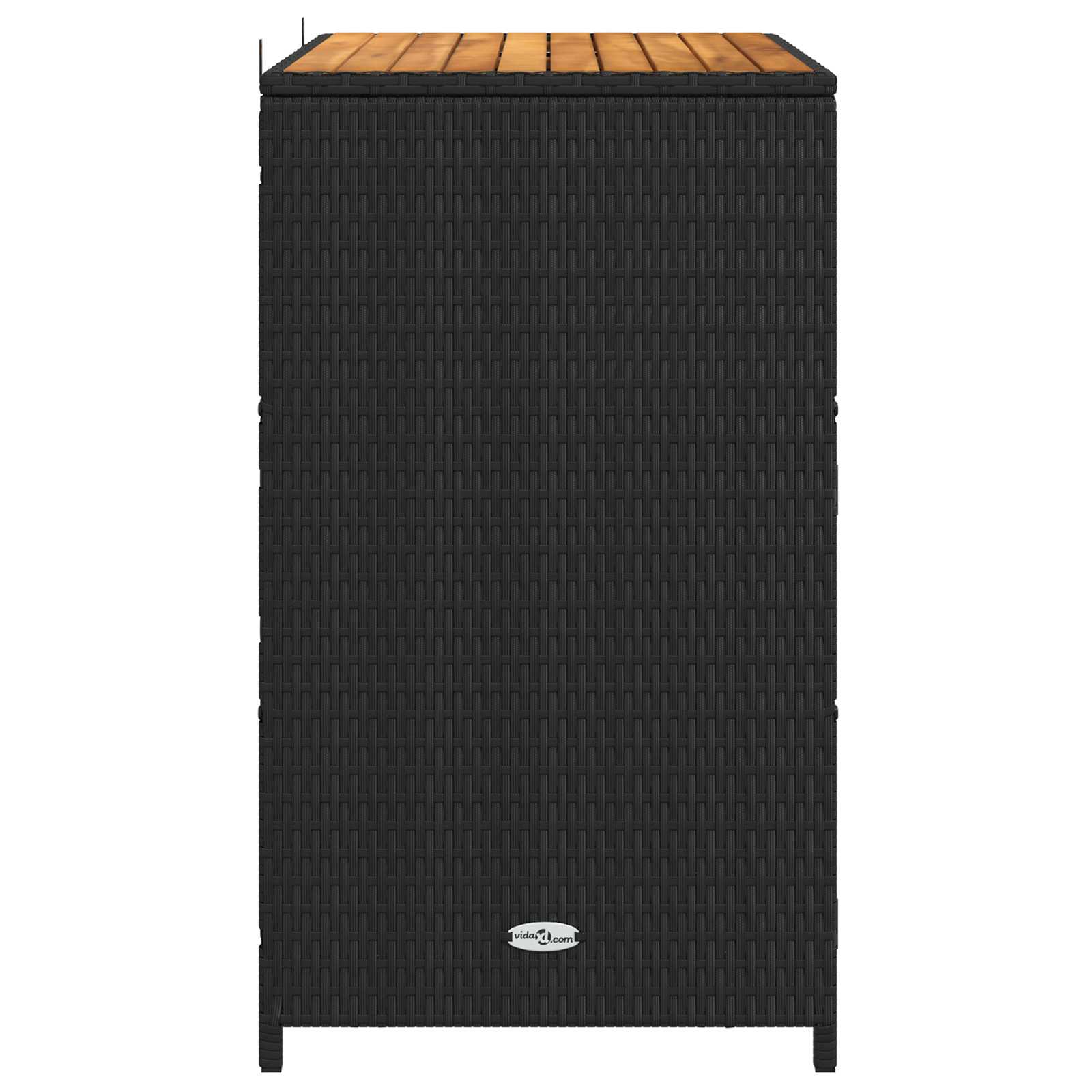 Cabinet s policom Crna 70 x 50 x 87 cm Poliester i Roly Rattan