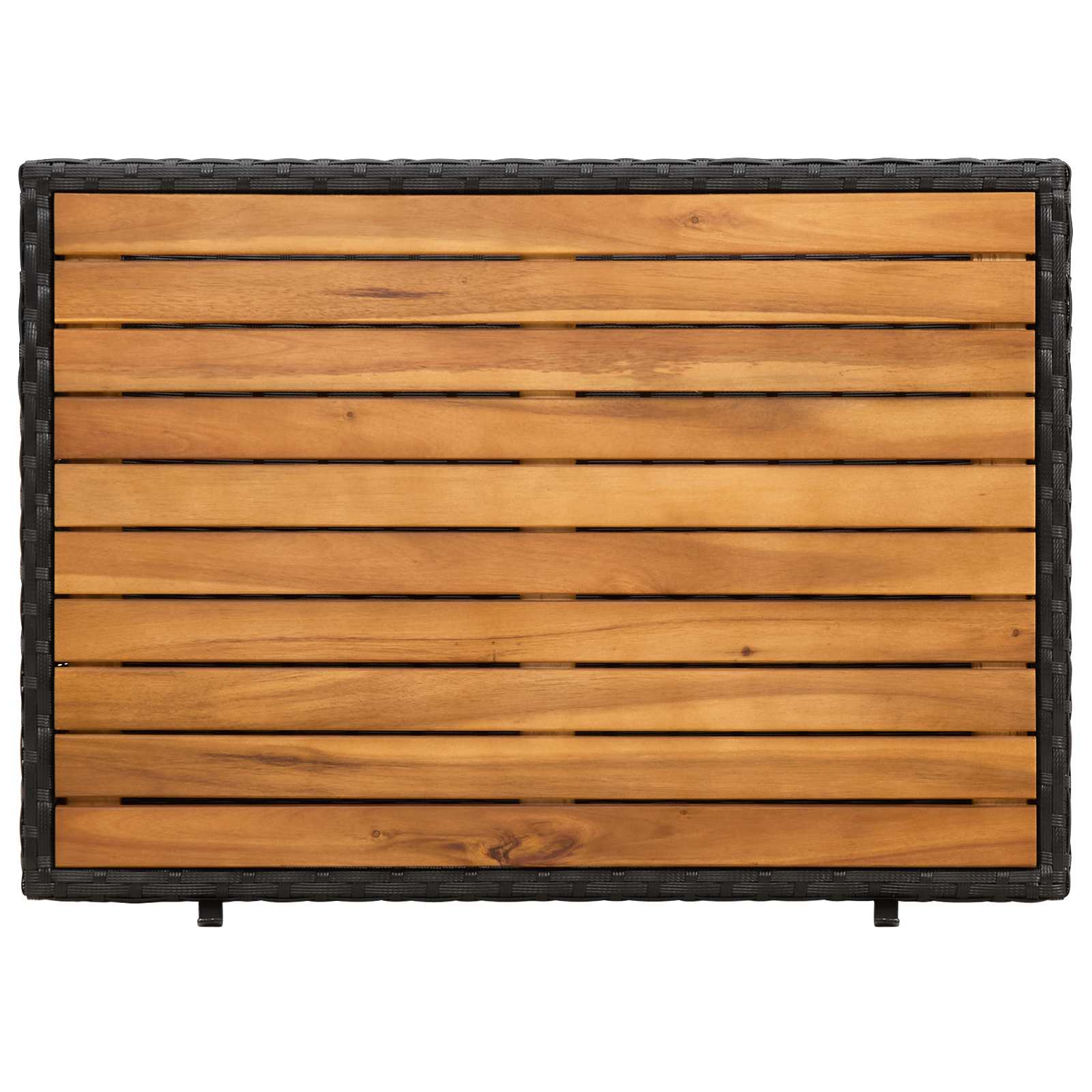 Cabinet s policom Crna 70 x 50 x 87 cm Poliester i Roly Rattan
