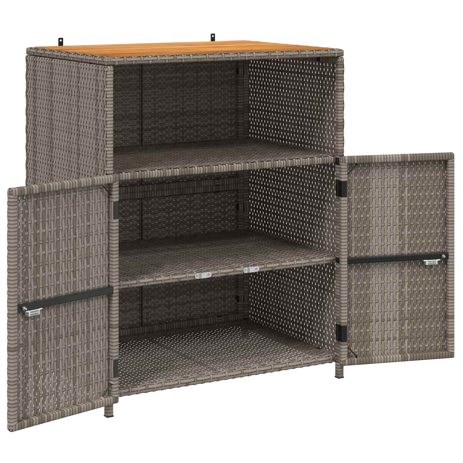 Cabinet s policom Siva 70 x 50 x 87 cm Poliester i Roly Rattan