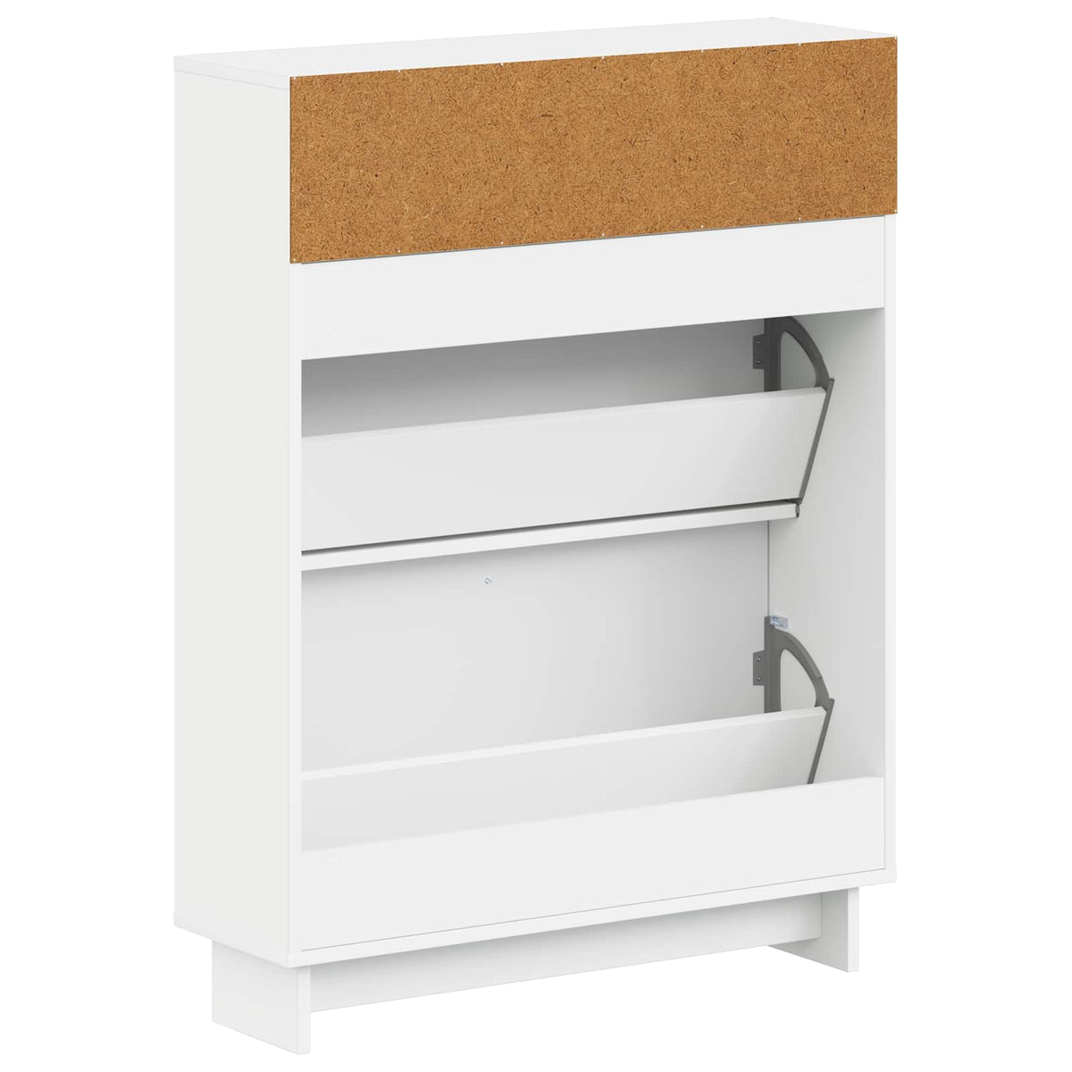 Ormar za cipele EDE 78 x 24 x 103 cm Konstruirano drvo Bijela