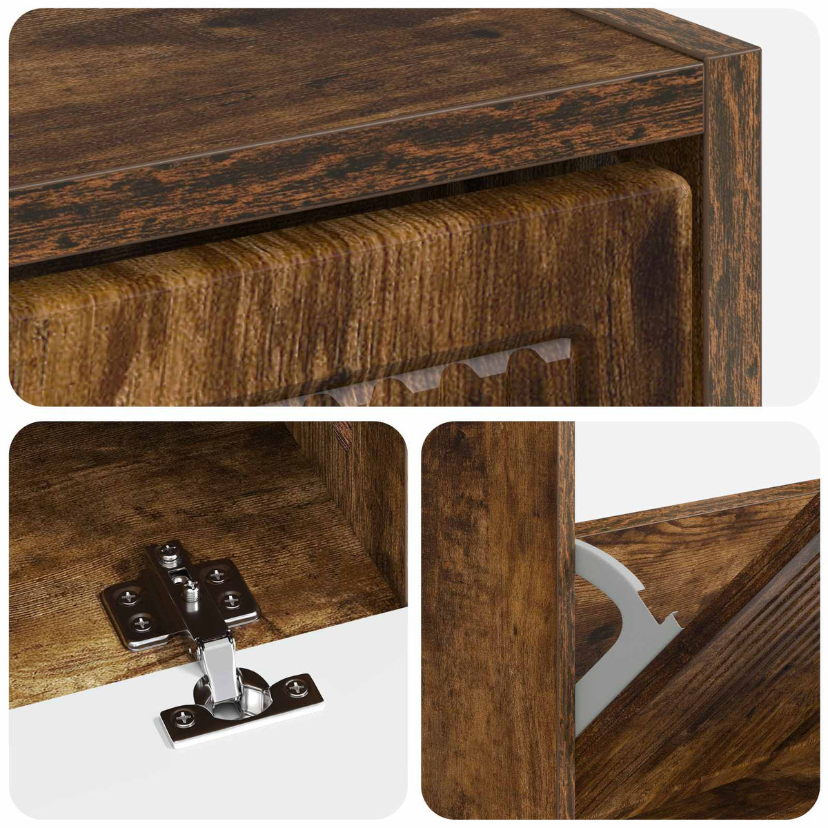 Ormar za cipele EDE 78 x 24 x 103 cm Konstruirano drvo