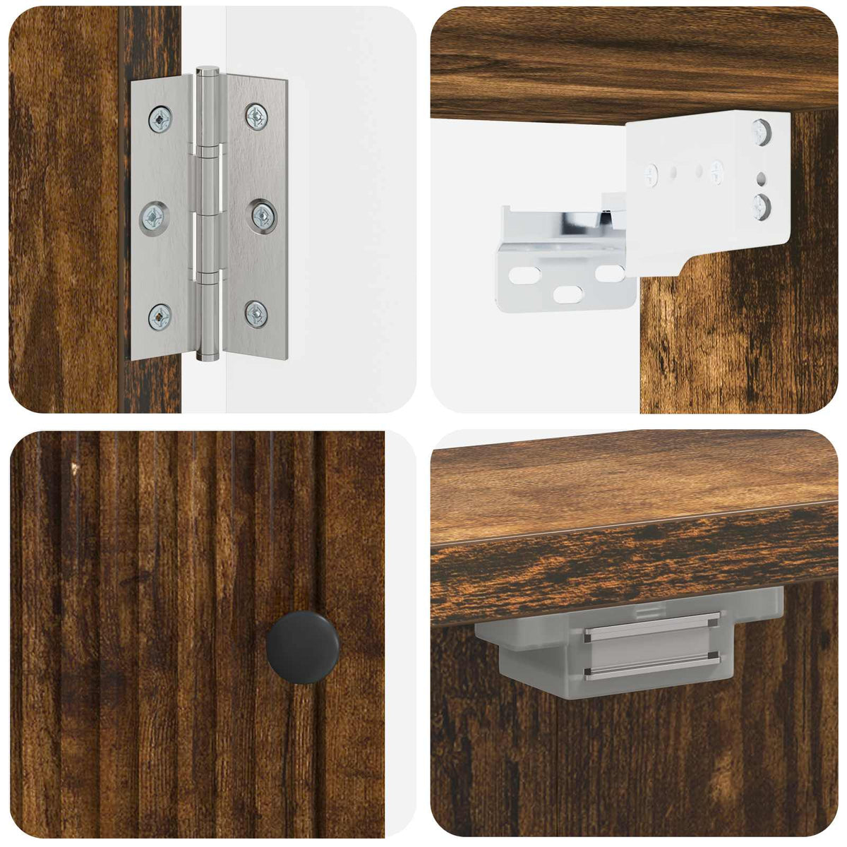Kabinet za mete EDE Dimljeni hrast 52,5 x 10,5 x 53,5 cm