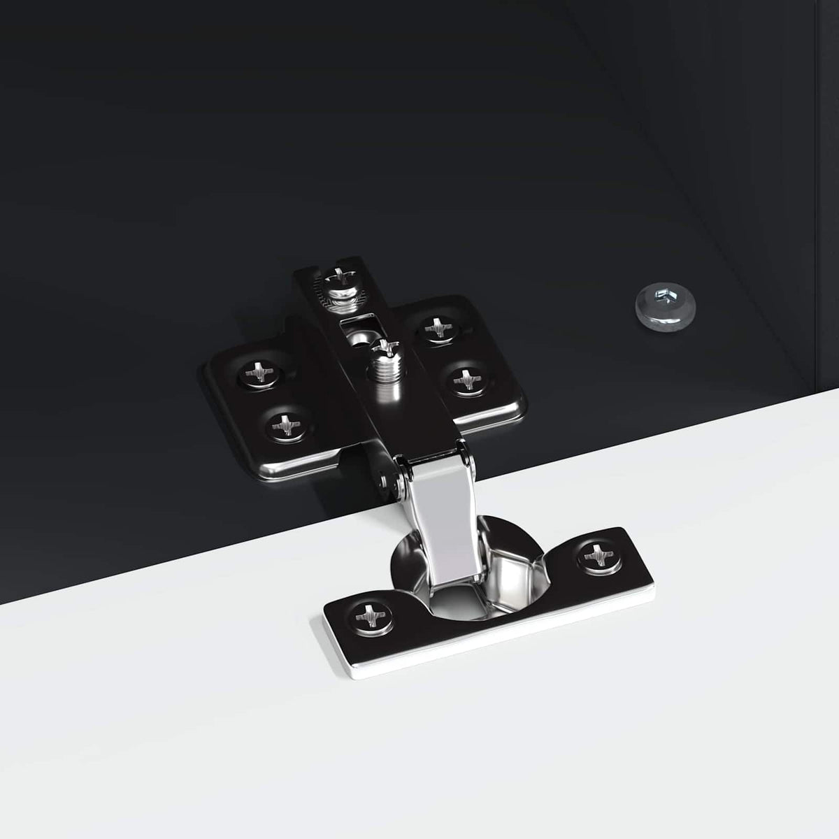 LED TV kabinet Crna Konstruirano drvo