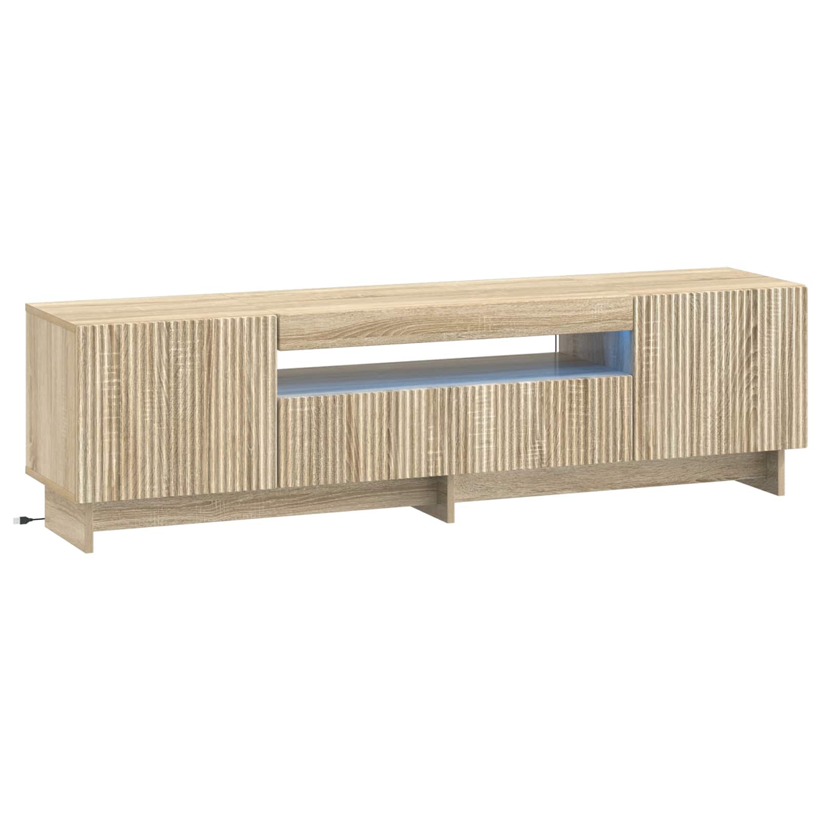 LED TV kabinet Hrast sonoma Konstruirano drvo