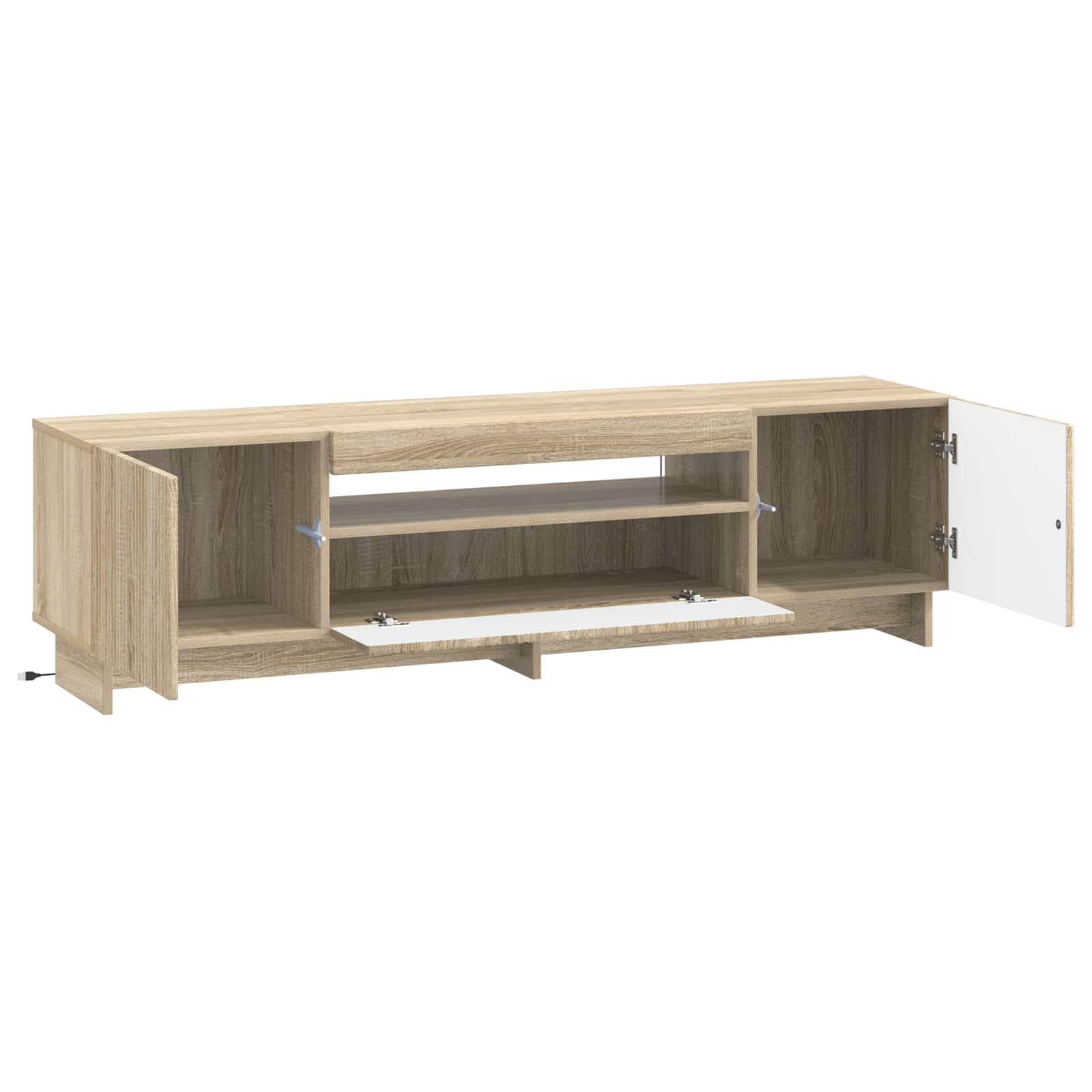 LED TV kabinet Hrast sonoma Konstruirano drvo
