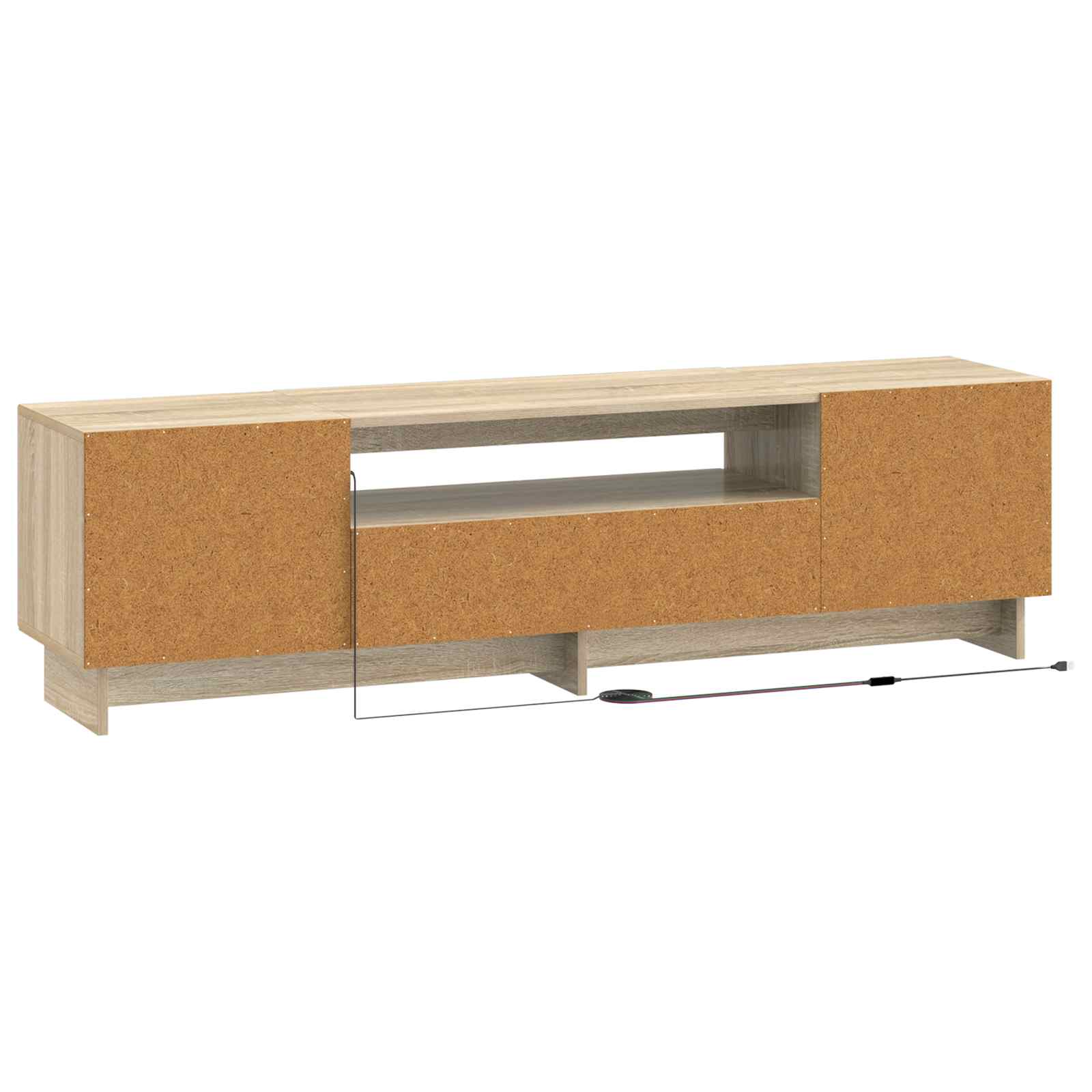 LED TV kabinet Hrast sonoma Konstruirano drvo