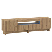 LED TV kabinet Hrast artisan Konstruirano drvo
