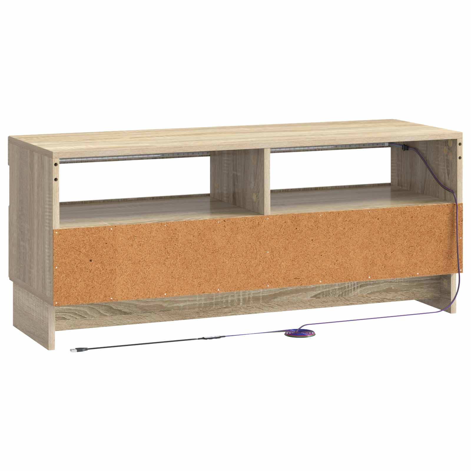 LED TV kabinet Hrast sonoma Konstruirano drvo