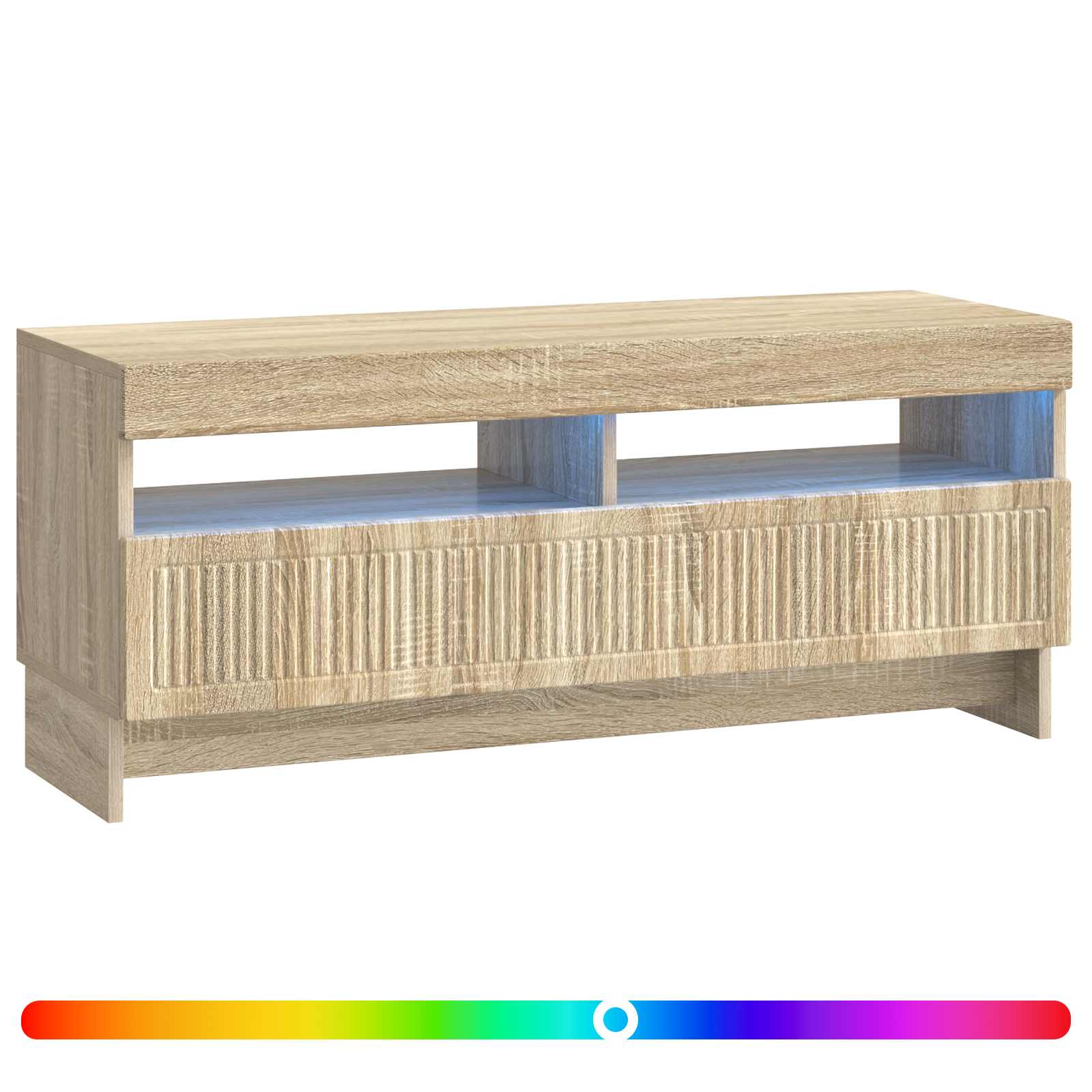 LED TV kabinet Hrast sonoma Konstruirano drvo