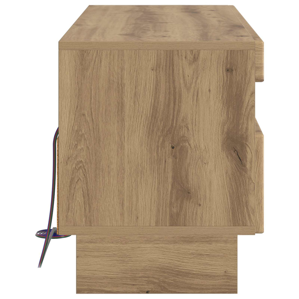 LED TV kabinet Hrast artisan Konstruirano drvo