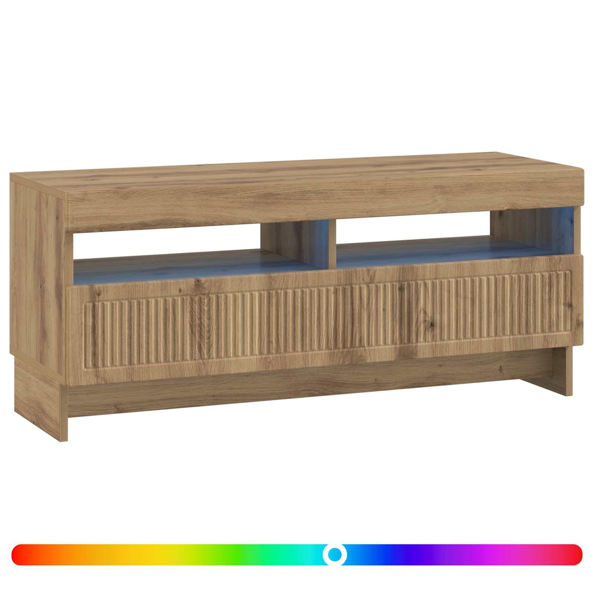 LED TV kabinet Hrast artisan Konstruirano drvo