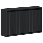 Ormar za cipele na zidu ZWOLLE 71 x 17 x 43 cm Crna