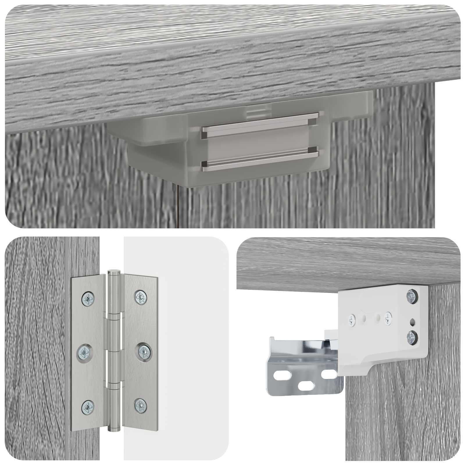 Kabinet za mete ZWOLLE Siva Sonoma 52,5 x 10,5 x 57,5 cm