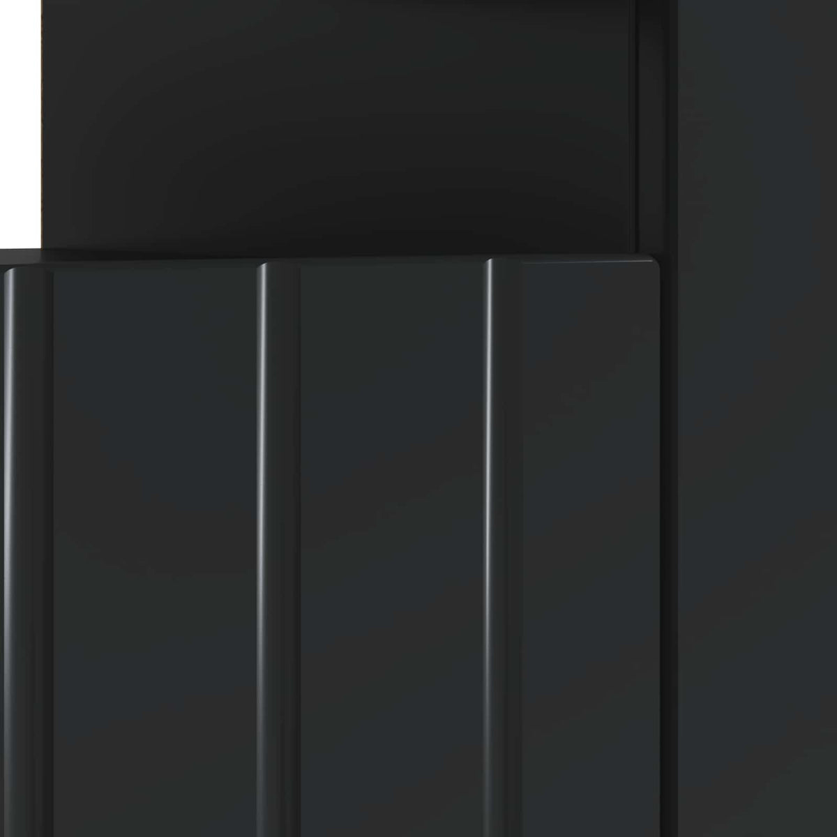 LED TV kabinet Crna Konstruirano drvo