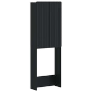 Kabinetska WC ZWOLLE Crna 66 x 25,5 x 190 cm Konstruirano drvo