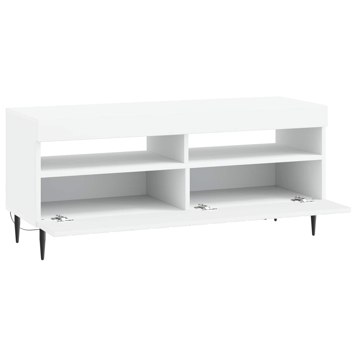 LED TV kabinet Bijela Konstruirano drvo