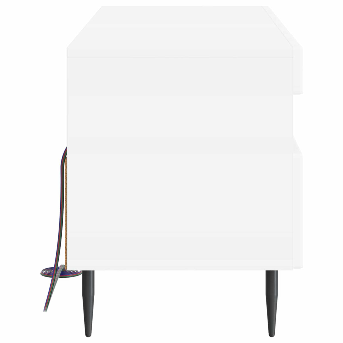 LED TV kabinet Bijela Konstruirano drvo