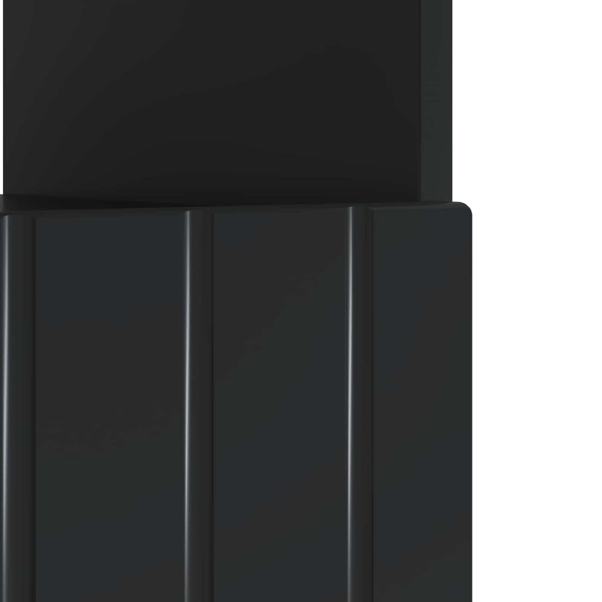 LED TV kabinet Crna Konstruirano drvo