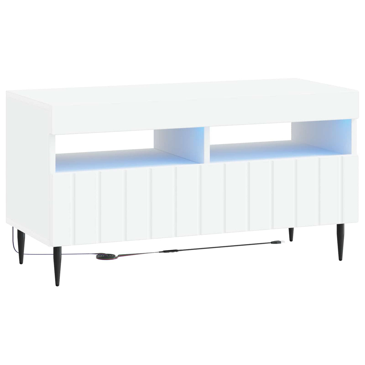 LED TV kabinet Bijela Konstruirano drvo