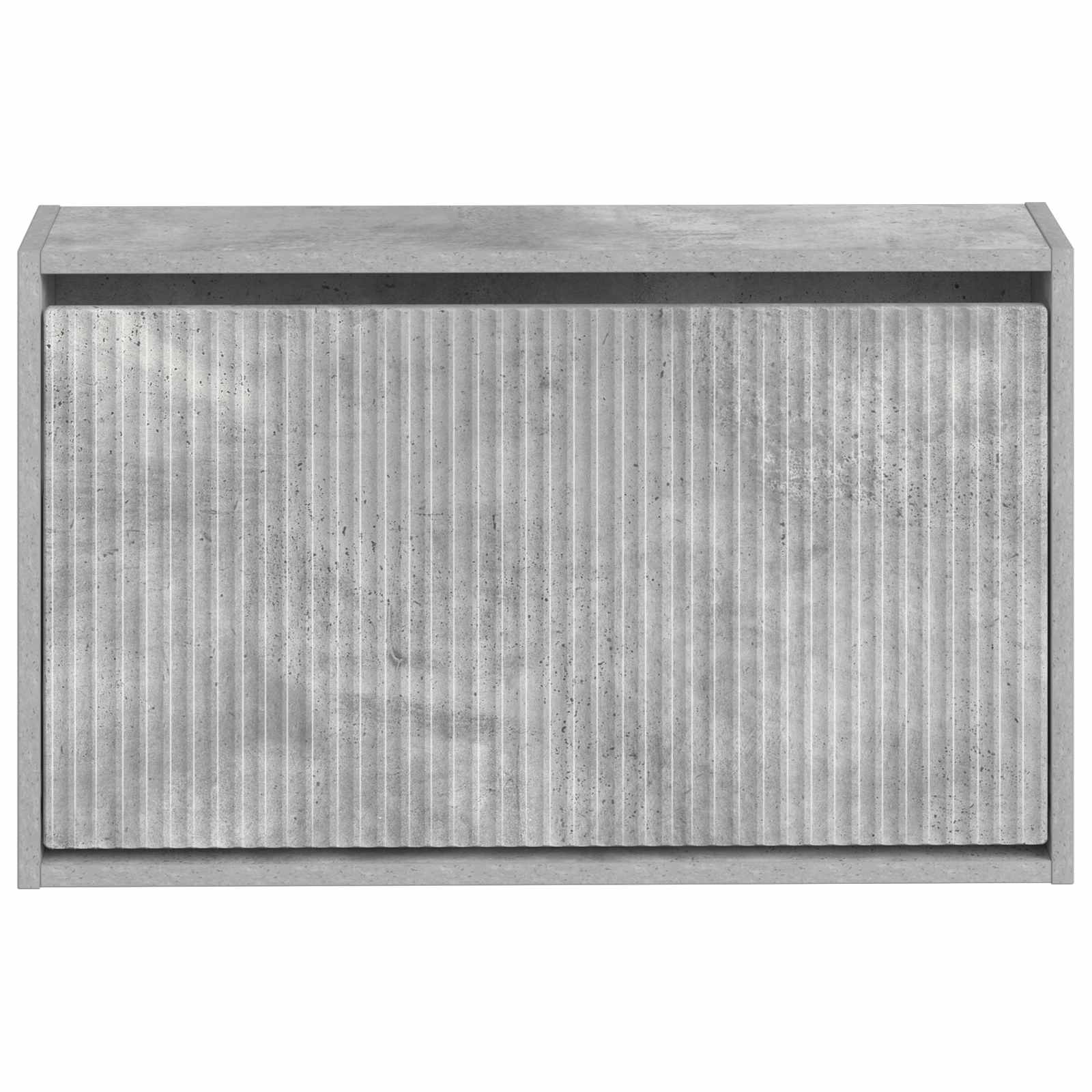 Ormar za cipele na zidu ARNHEM 71 x 17 x 43 cm Betonska siva