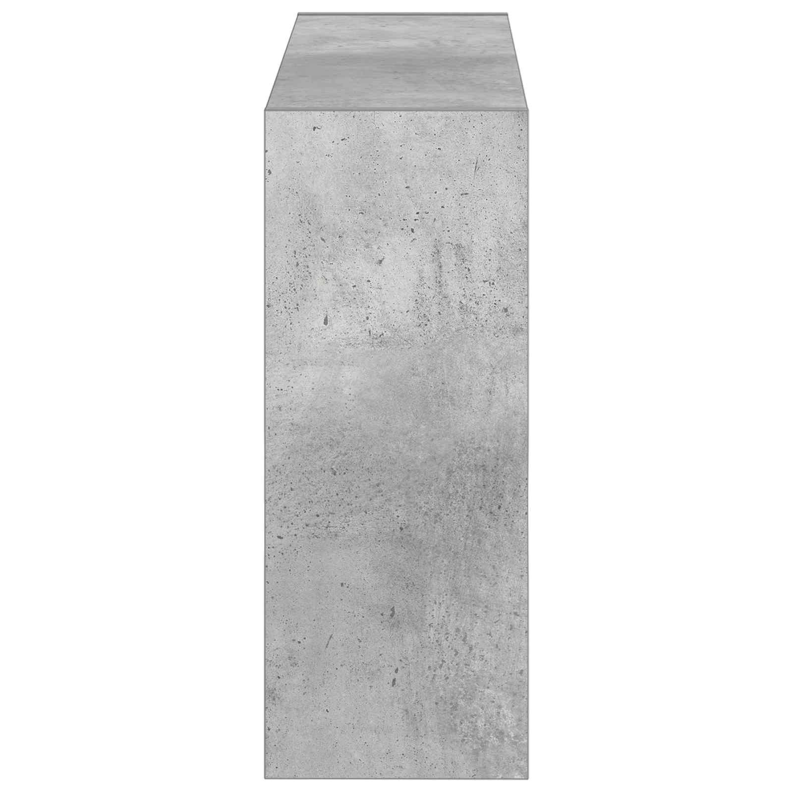 Ormar za cipele na zidu ARNHEM 71 x 17 x 43 cm Betonska siva