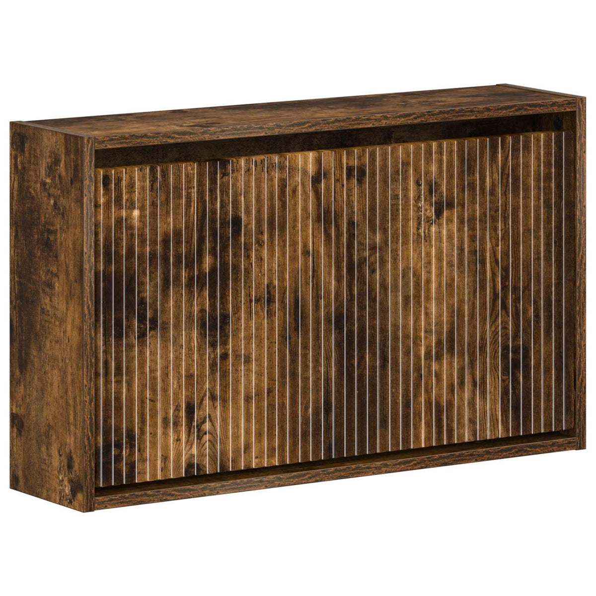 Ormar za cipele na zidu ARNHEM 71 x 17 x 43 cm Dimljeni hrast