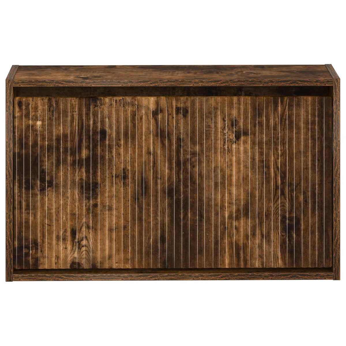 Ormar za cipele na zidu ARNHEM 71 x 17 x 43 cm Dimljeni hrast