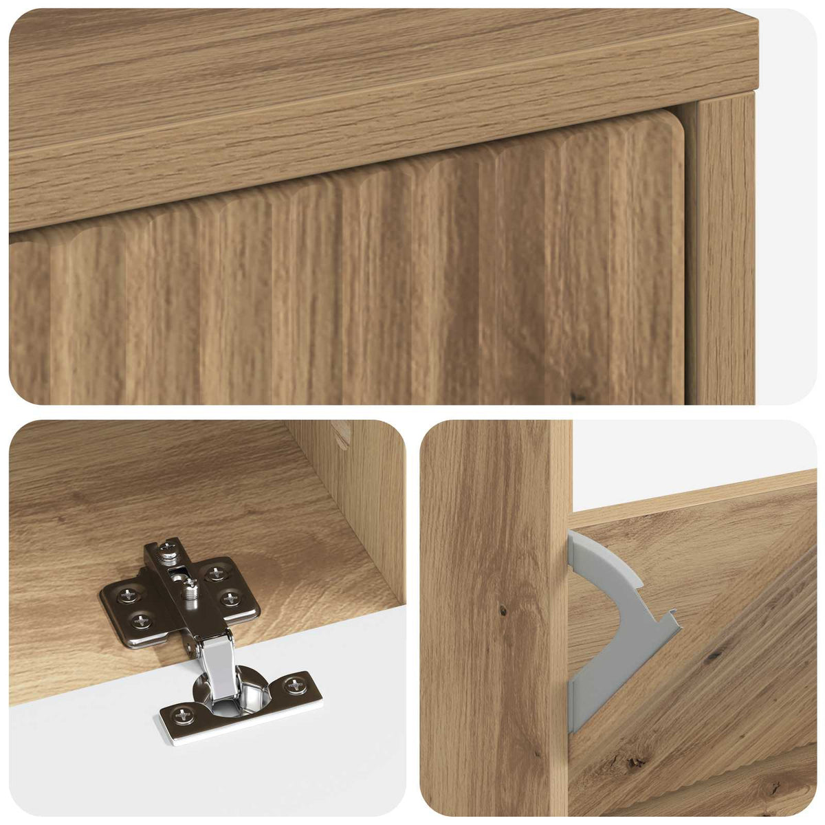 Ormar za cipele ARNHEM 78 x 24 x 103 cm Konstruirano drvo