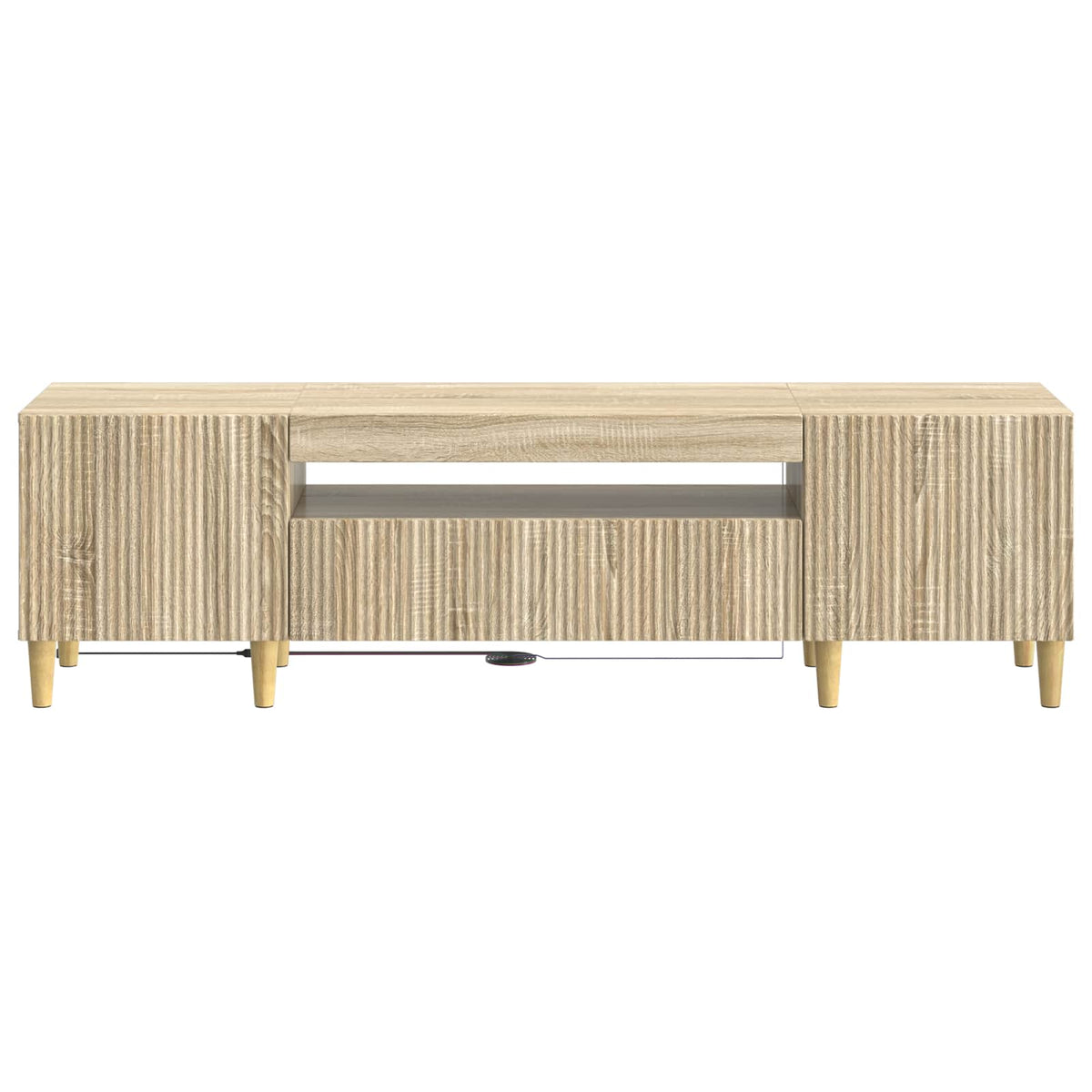 LED TV kabinet Hrast sonoma Konstruirano drvo
