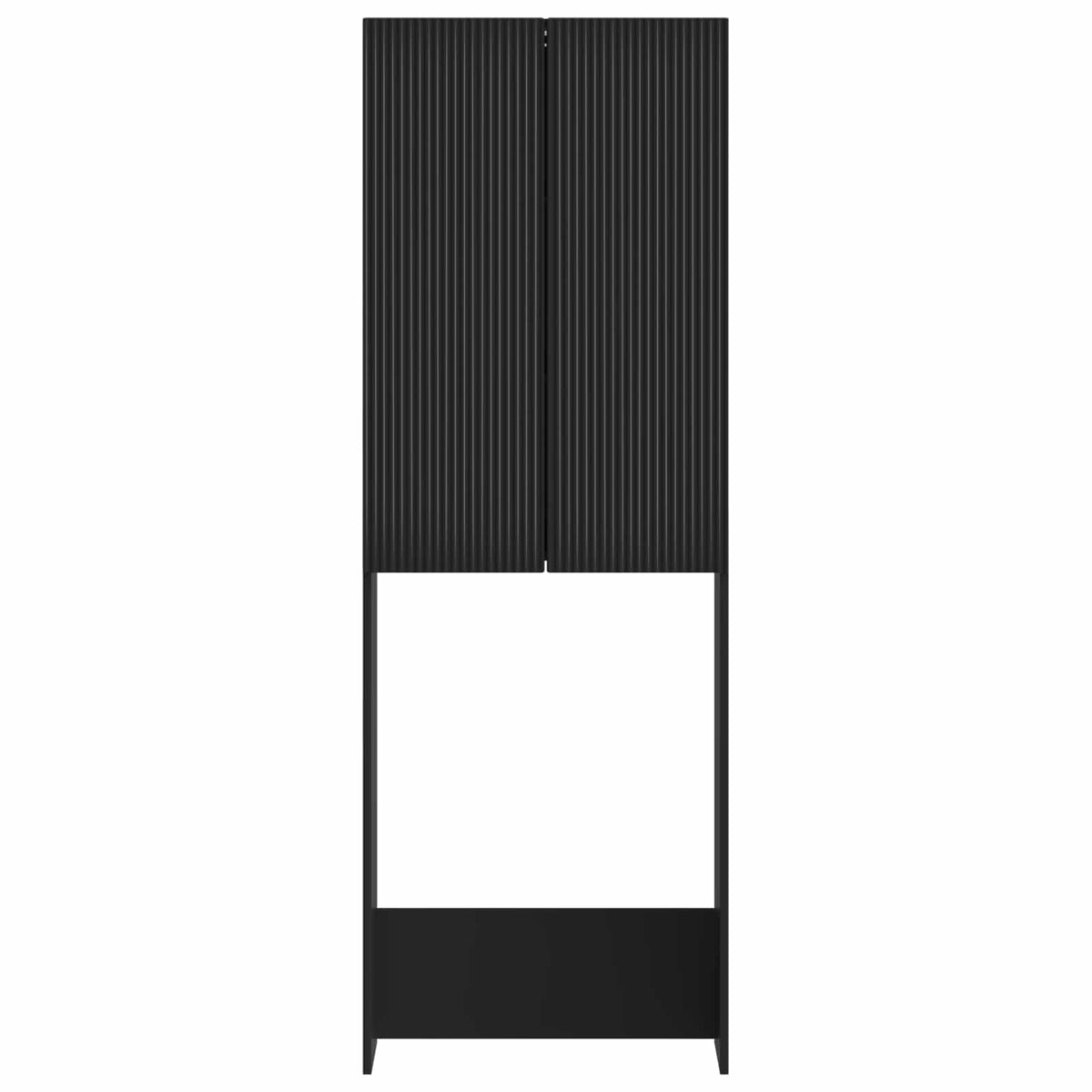 Kabinetska WC ARNHEM Crna 66 x 25,5 x 190 cm Konstruirano drvo