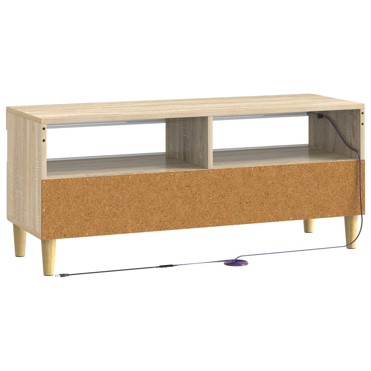 LED TV kabinet Hrast sonoma Konstruirano drvo