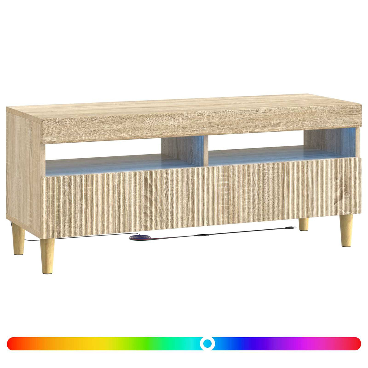 LED TV kabinet Hrast sonoma Konstruirano drvo
