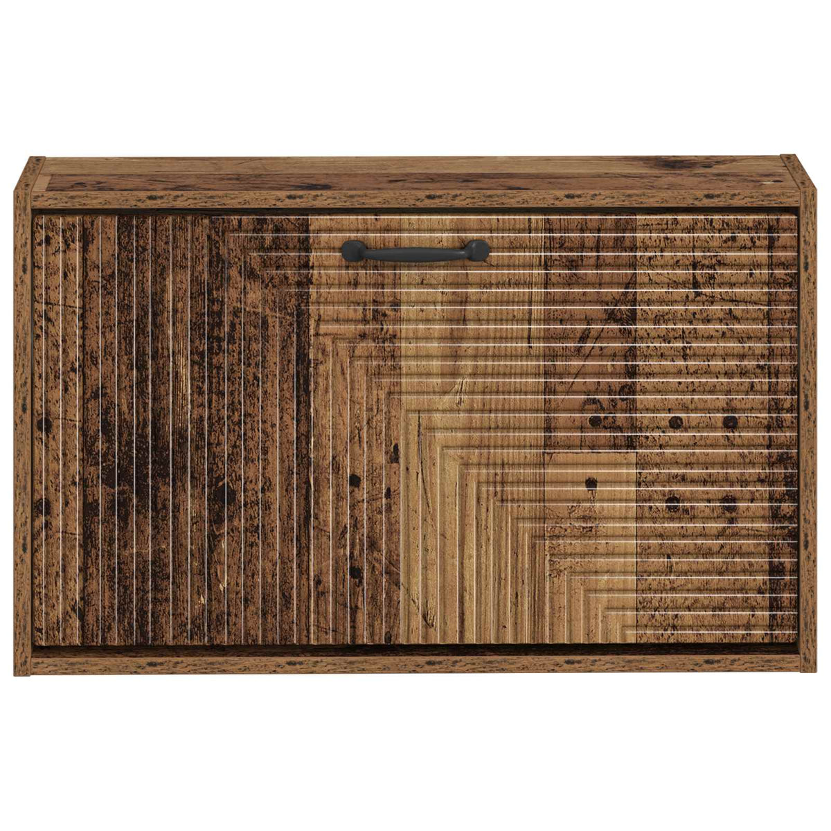 Ormar za cipele na zidu HAARLEM 71 x 17 x 43 cm Staro drvo