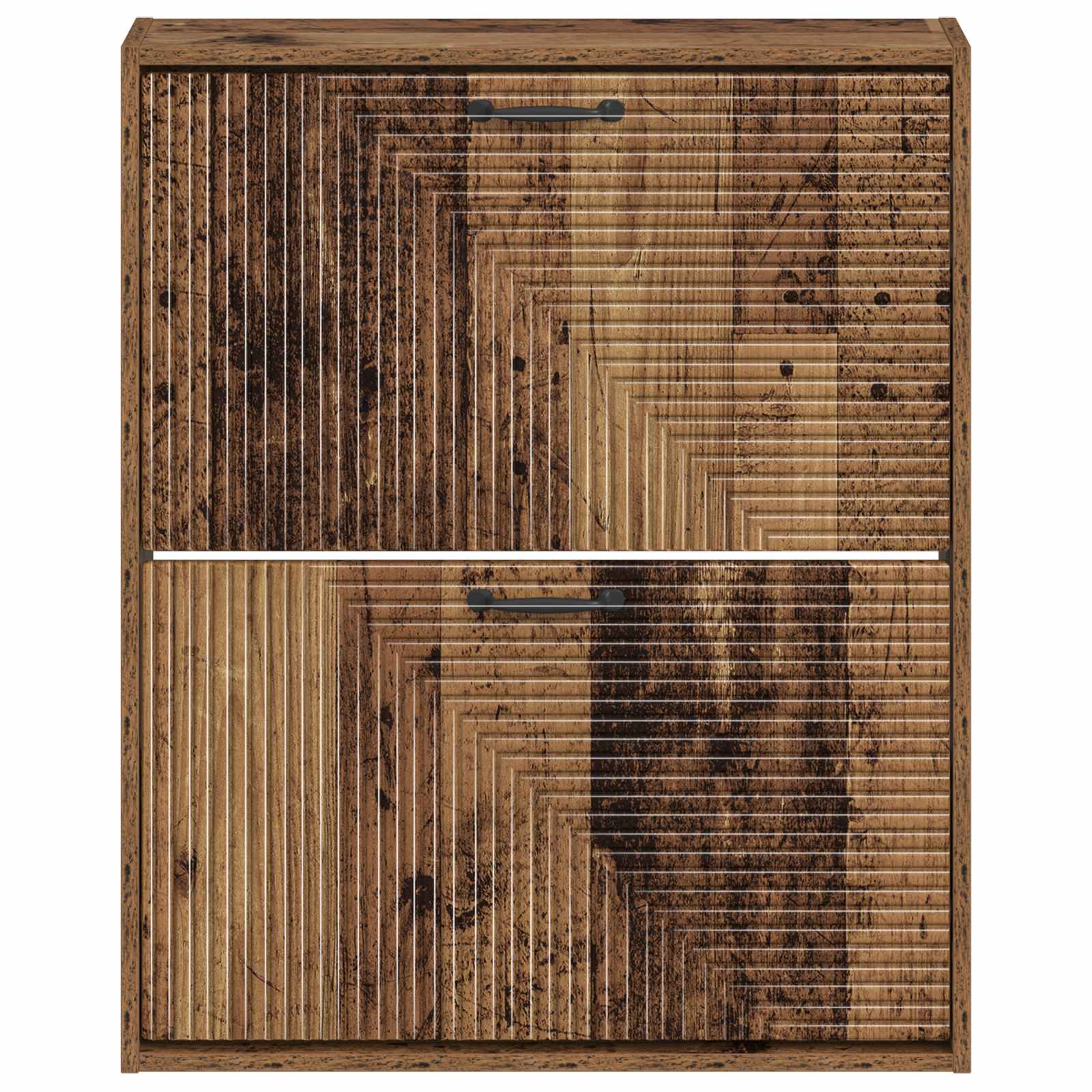 Ormar za cipele na zidu HAARLEM 71 x 17 x 86 cm Staro drvo
