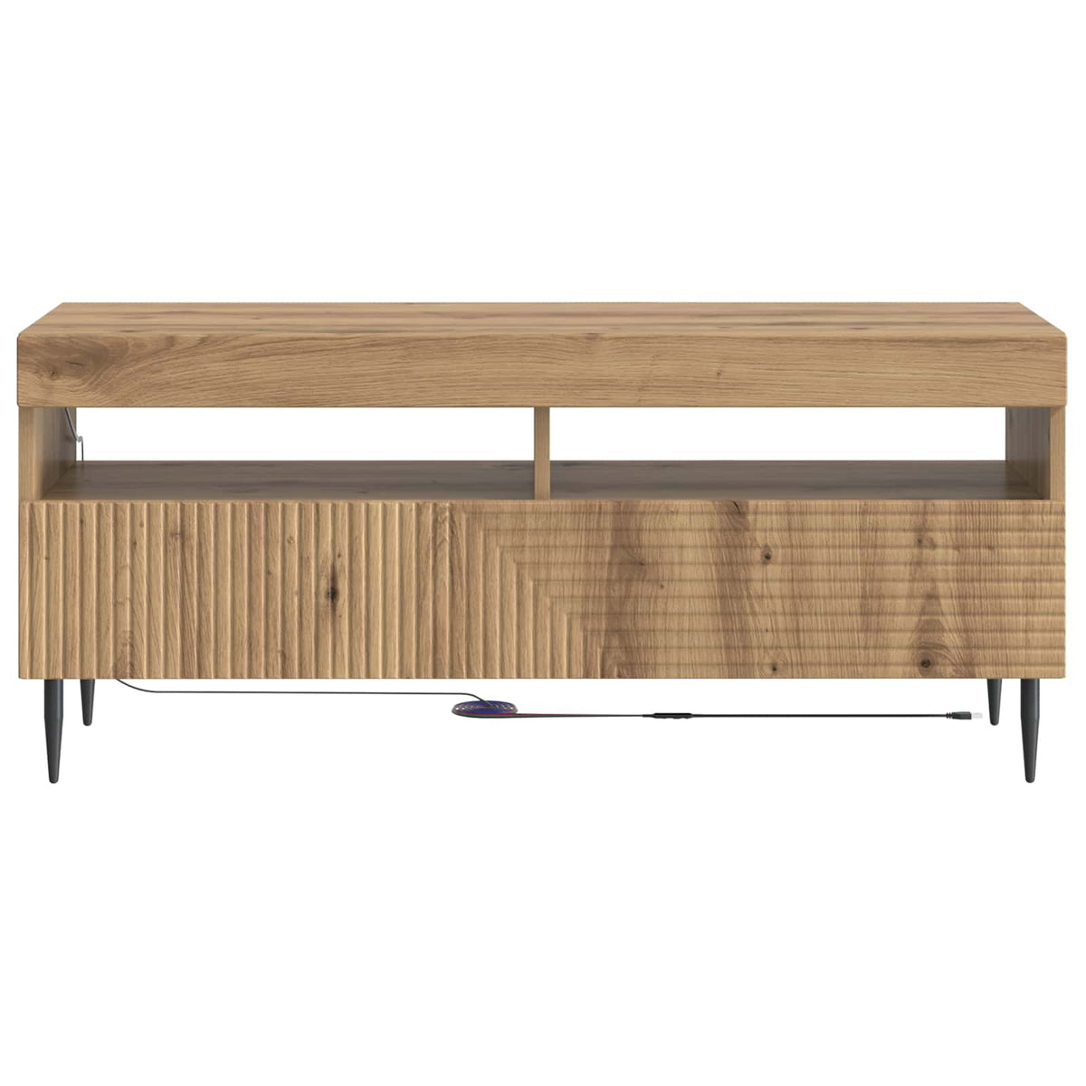 LED TV kabinet Hrast artisan Konstruirano drvo