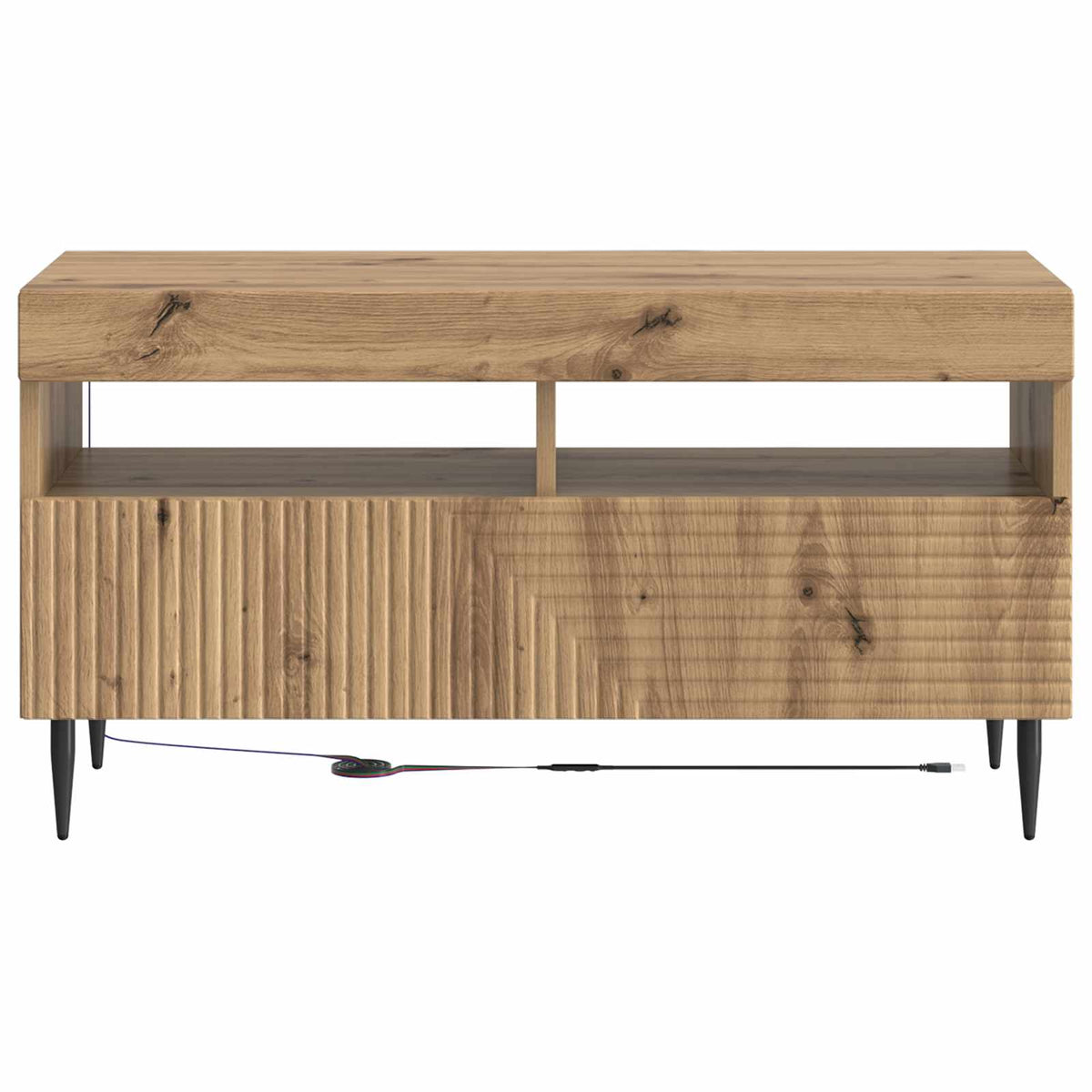 LED TV kabinet Hrast artisan Konstruirano drvo