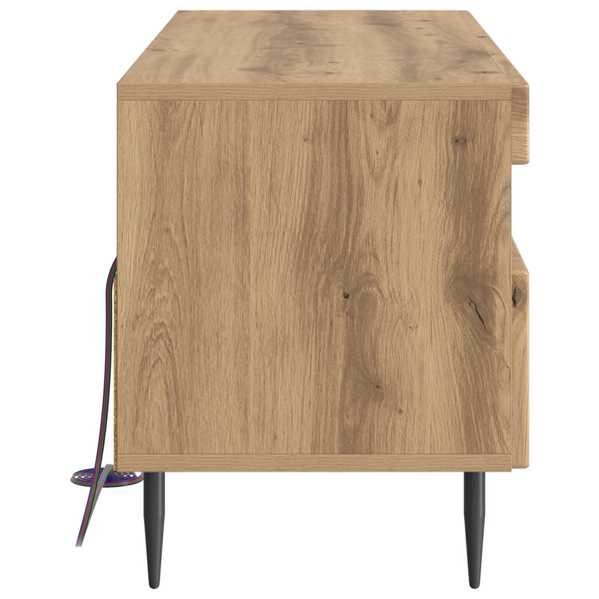 LED TV kabinet Hrast artisan Konstruirano drvo