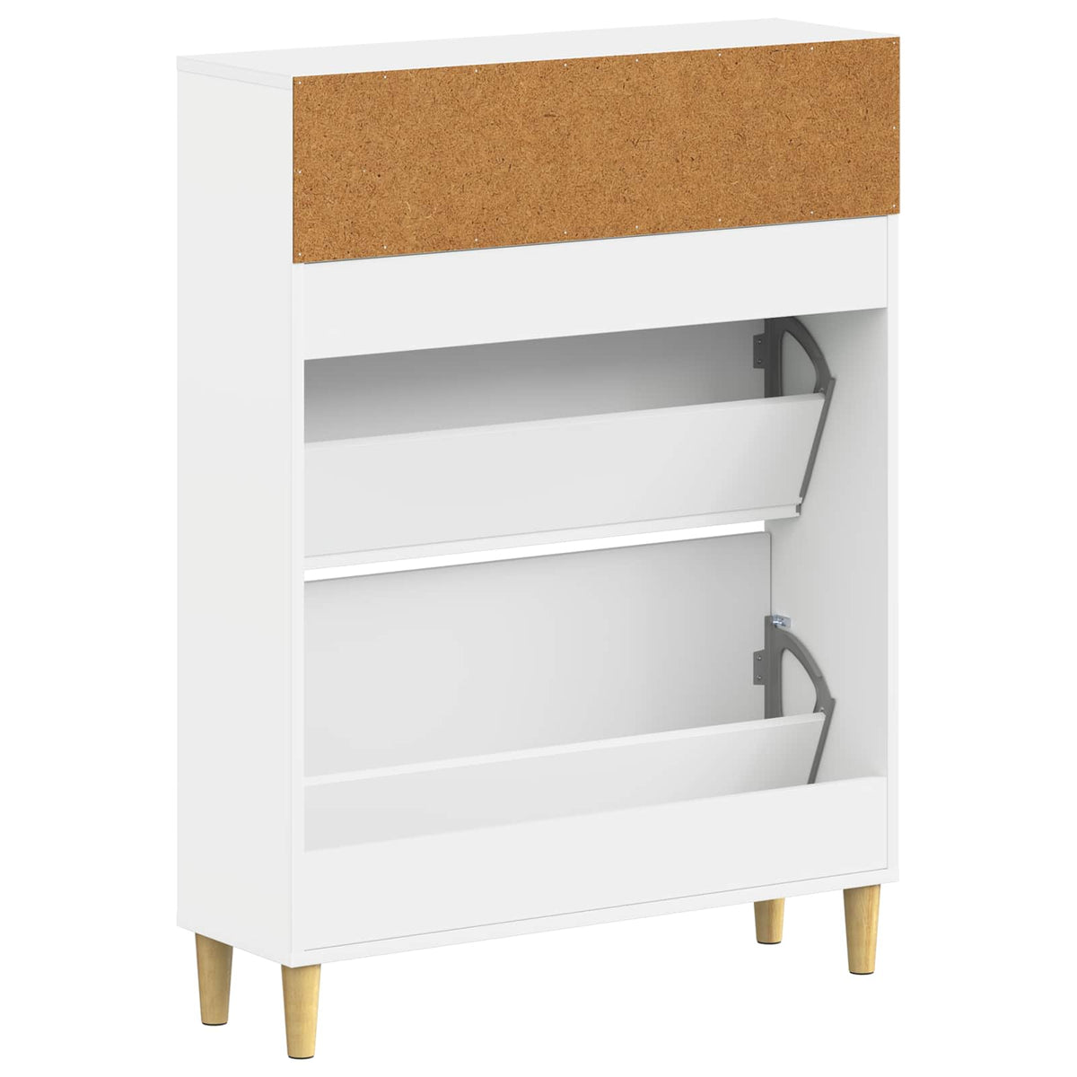Ormar za cipele DELFT 78 x 24 x 103 cm Konstruirano drvo Bijela