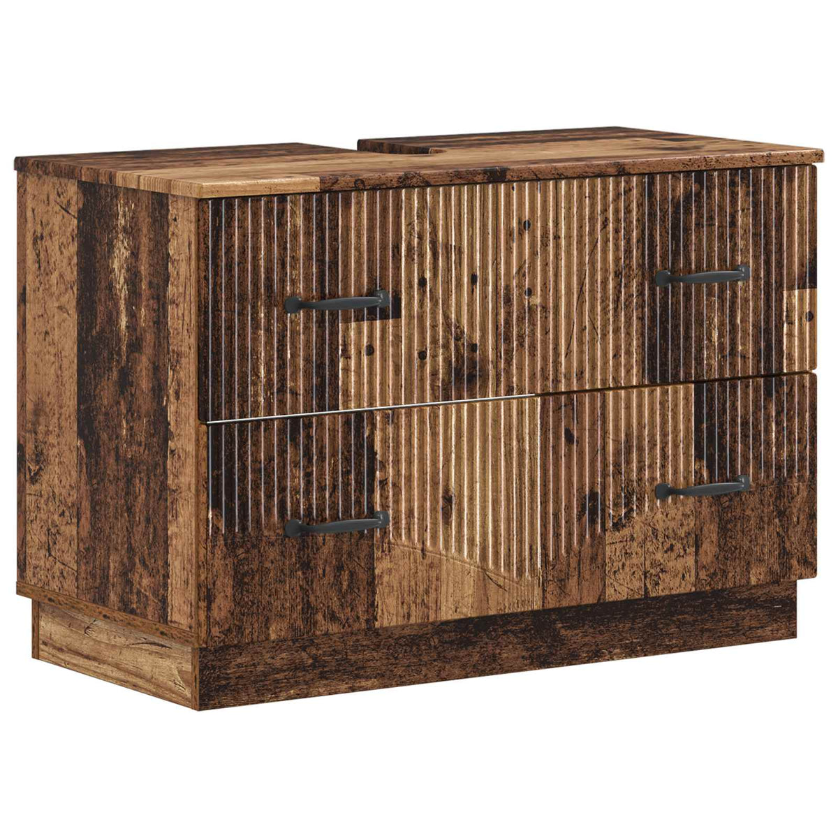 Kupaonski ormarić za sudoper HOORN Staro drvo 82 x 41 x 56 cm